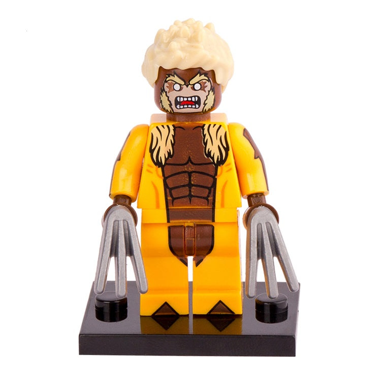 Sabretooth (X-Men) Custom Marvel Superhero Minifigure