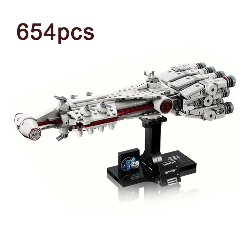 STAR WARS 2024 New Compatible with 75376 Model Tantive IV Building Blocks  Toys For Children   Birthday Christmas Gifts