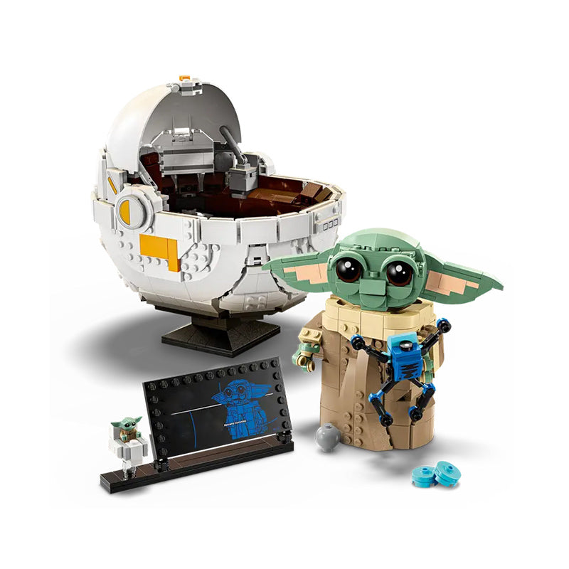 Grogu with Hover Stroller Building Set – 75403 Compatible 1048-Piece Cartoon Series Model Set.