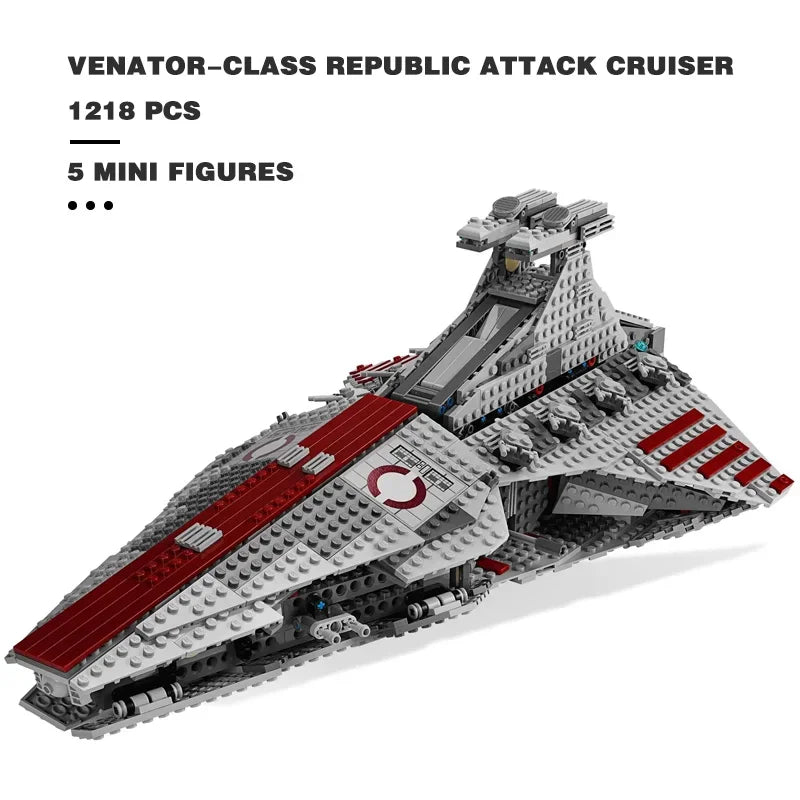 Compatible 8039 Star Venator Set Republic Toy Attack Cruiser Model Building Block Bricks Birthday Christmas Gifts