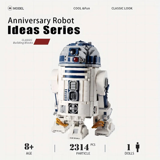 Star Wars Rpoad Blocks R2D2 Robot Building Blocks Sets 2314Pcs Moc Modular Bricks 75308 ...