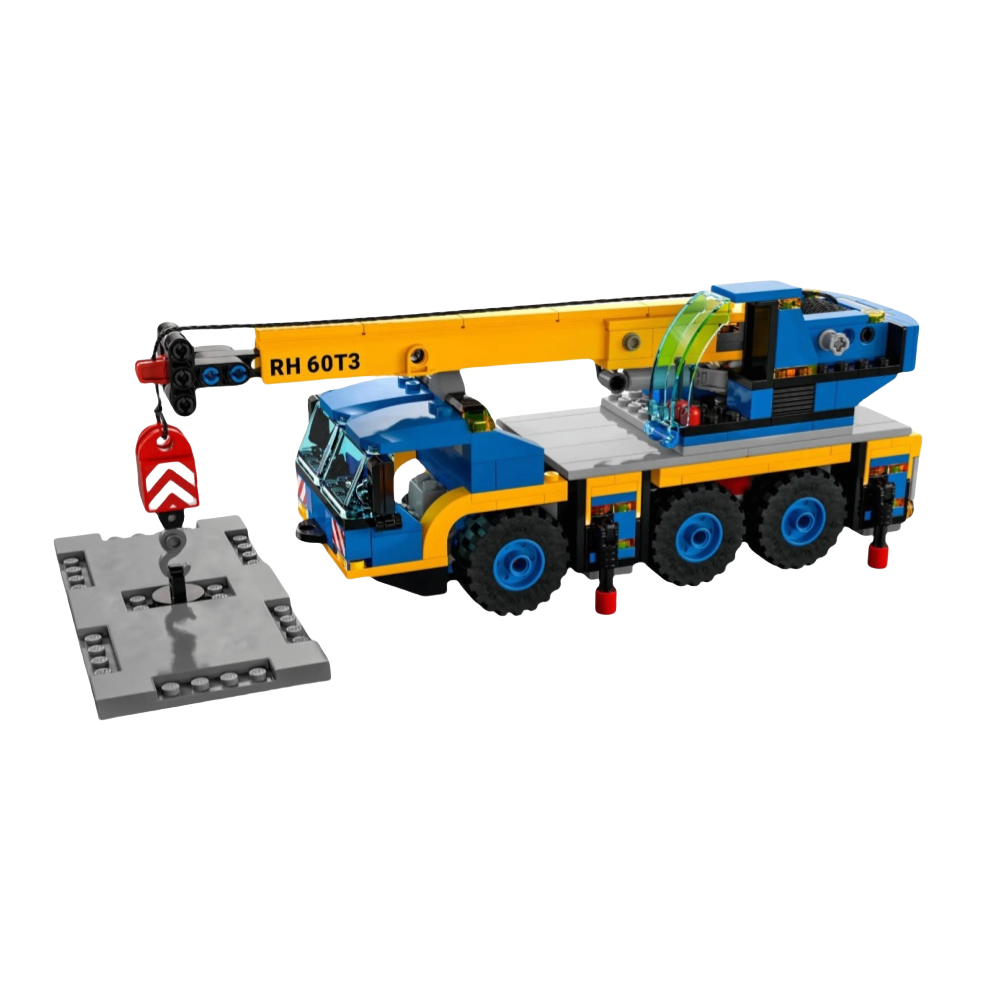 Mobile Crane Building Blocks Set – 60324 Technic-Compatible City Construction Vehicle Kit with 340 Pieces for Kids & Gifts.