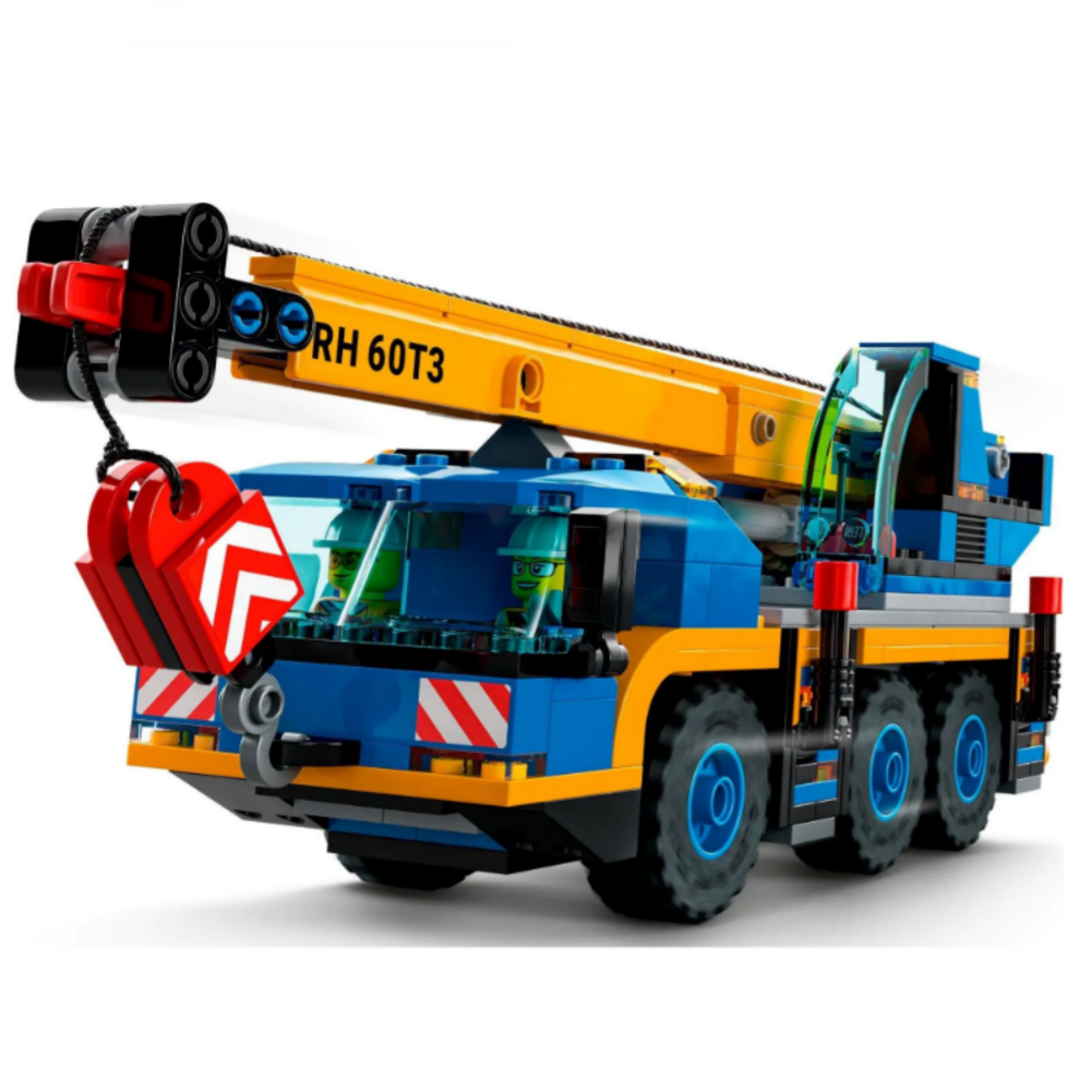Mobile Crane Building Blocks Set – 60324 Technic-Compatible City Construction Vehicle Kit with 340 Pieces for Kids & Gifts.