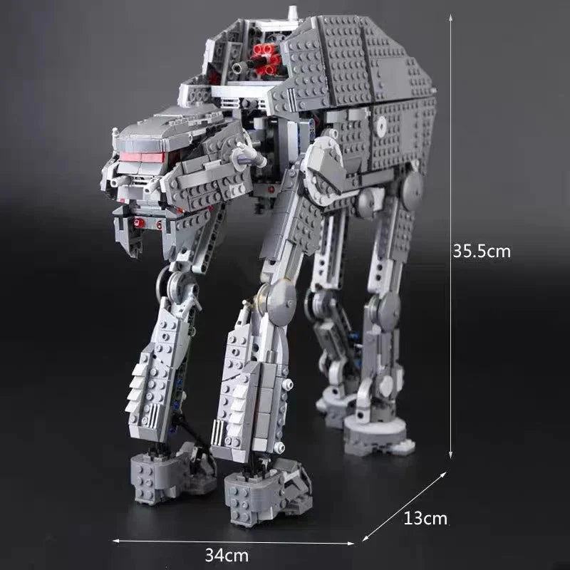 1376PCS Star Space Movie Heavy Model Assault Walker creative Compatible with 75189 DIY TOY For Children Birthday