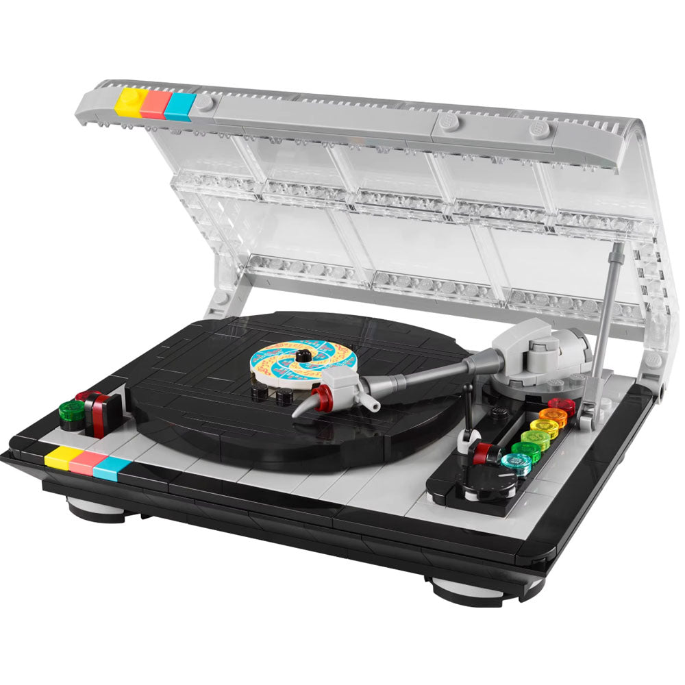 Retro Record Machine Building Set – 40699 Classic Festival Puzzle Block Set – Technic-Compatible Toy for DIY Gifts.