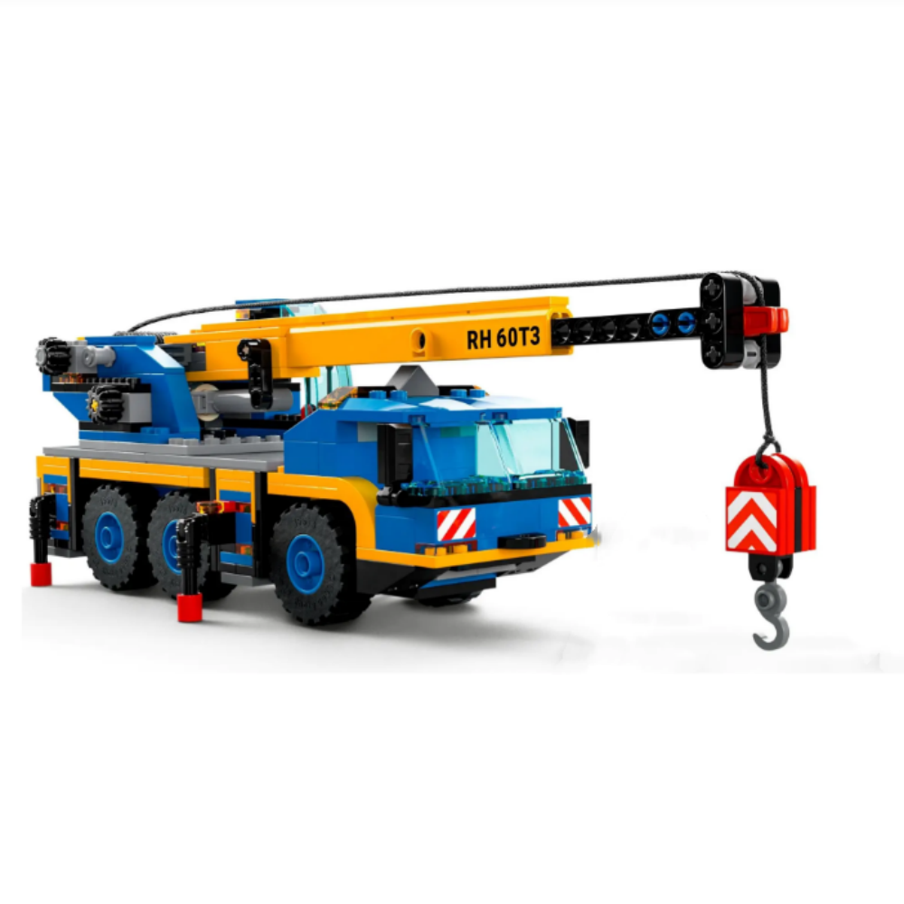 Mobile Crane Building Blocks Set – 60324 Technic-Compatible City Construction Vehicle Kit with 340 Pieces for Kids & Gifts.