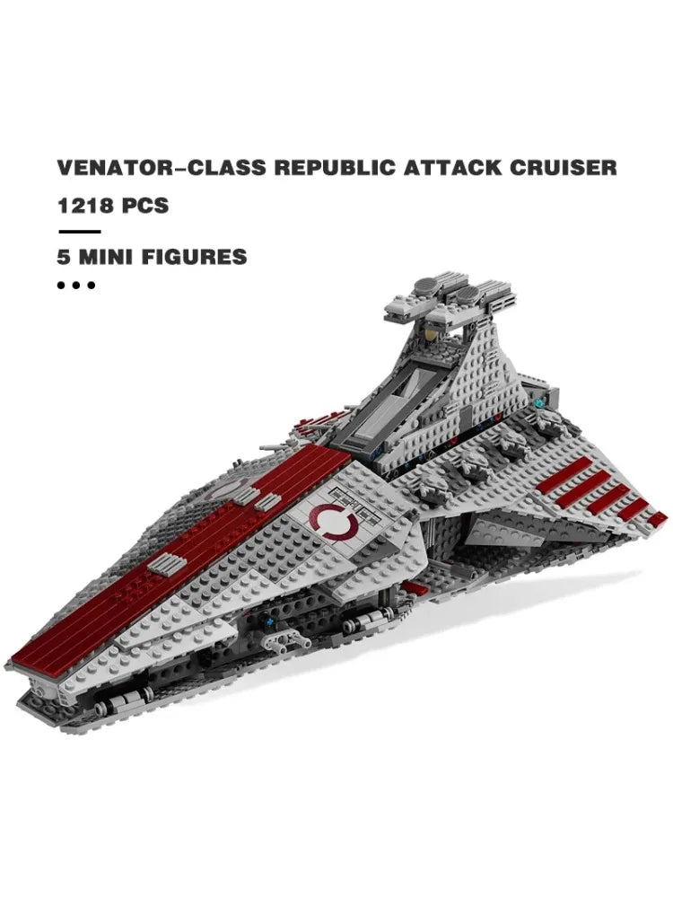 Compatible 8039 Star Venator Set Republic Toy Attack Cruiser Model Building Block Bricks Birthday Christmas Gifts