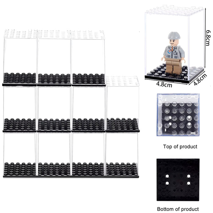 Small Stackable Minifigure Display Case