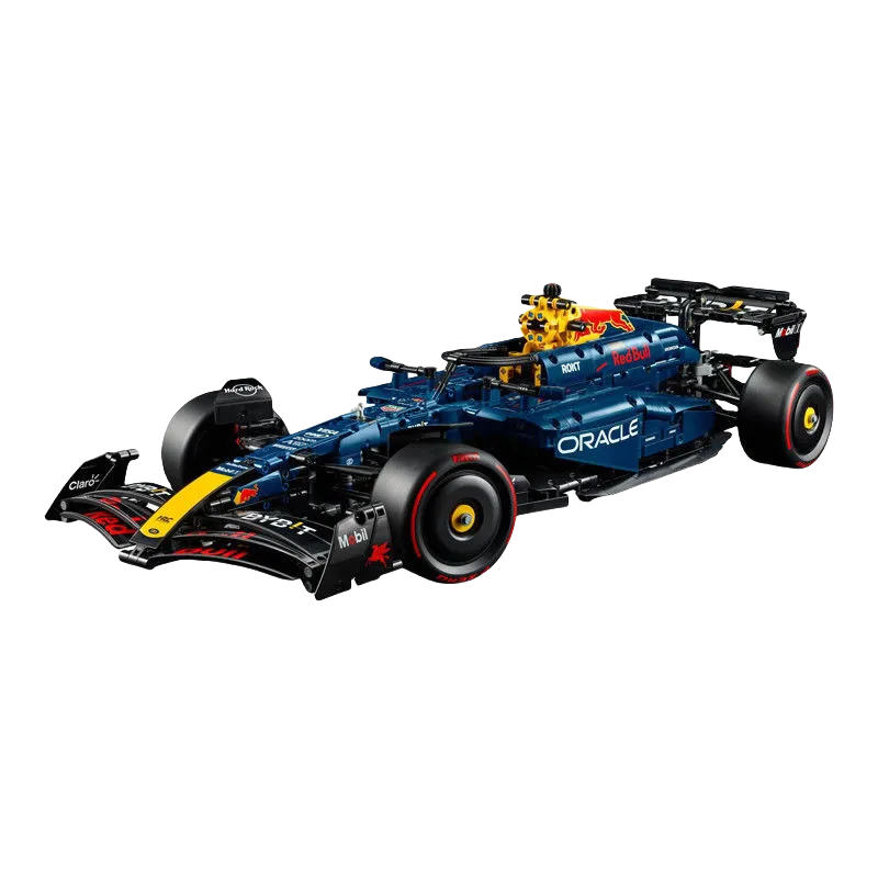 Oracle Red Bull Racing F1 Car Building Set – 42206 Technic-Compatible Formula RB20 Supercar Model with 1639 Pieces.