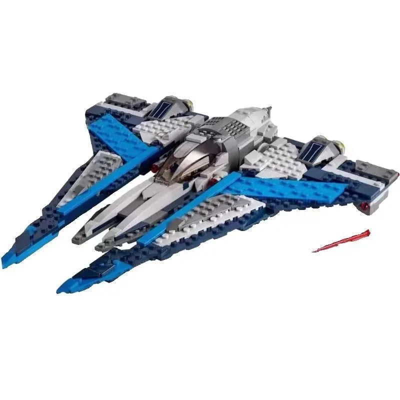 Star WARS 75316 Mandalorian Starfighter Space Fighter Spaceship Model Building Blocks Bricks Toys Kid Christmas Gift