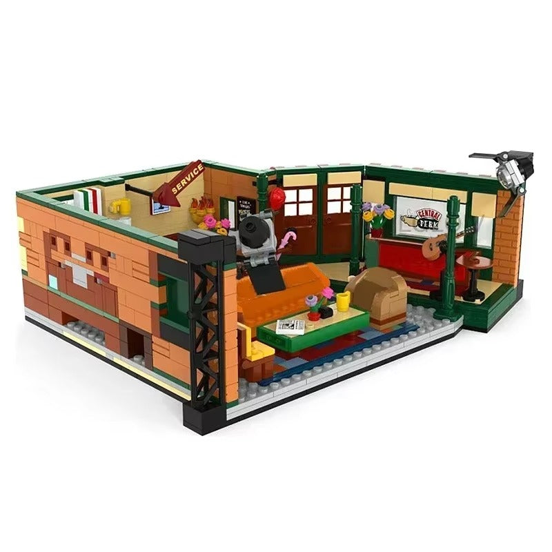 Friends Apartment Building Set – 21319 Modular Central Perk Model Kit with 1070 Compatible Pieces & Figures.
