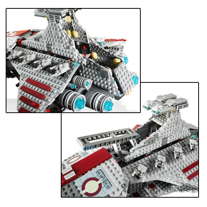 Compatible 8039 Star Venator Set Republic Toy Attack Cruiser Model Building Block Bricks Birthday Christmas Gifts