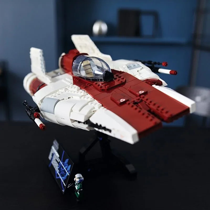 75275 Star Toys A Wing Starfighter Building Block Model Assembly Bricks Toys For Kids Birthday Gifts