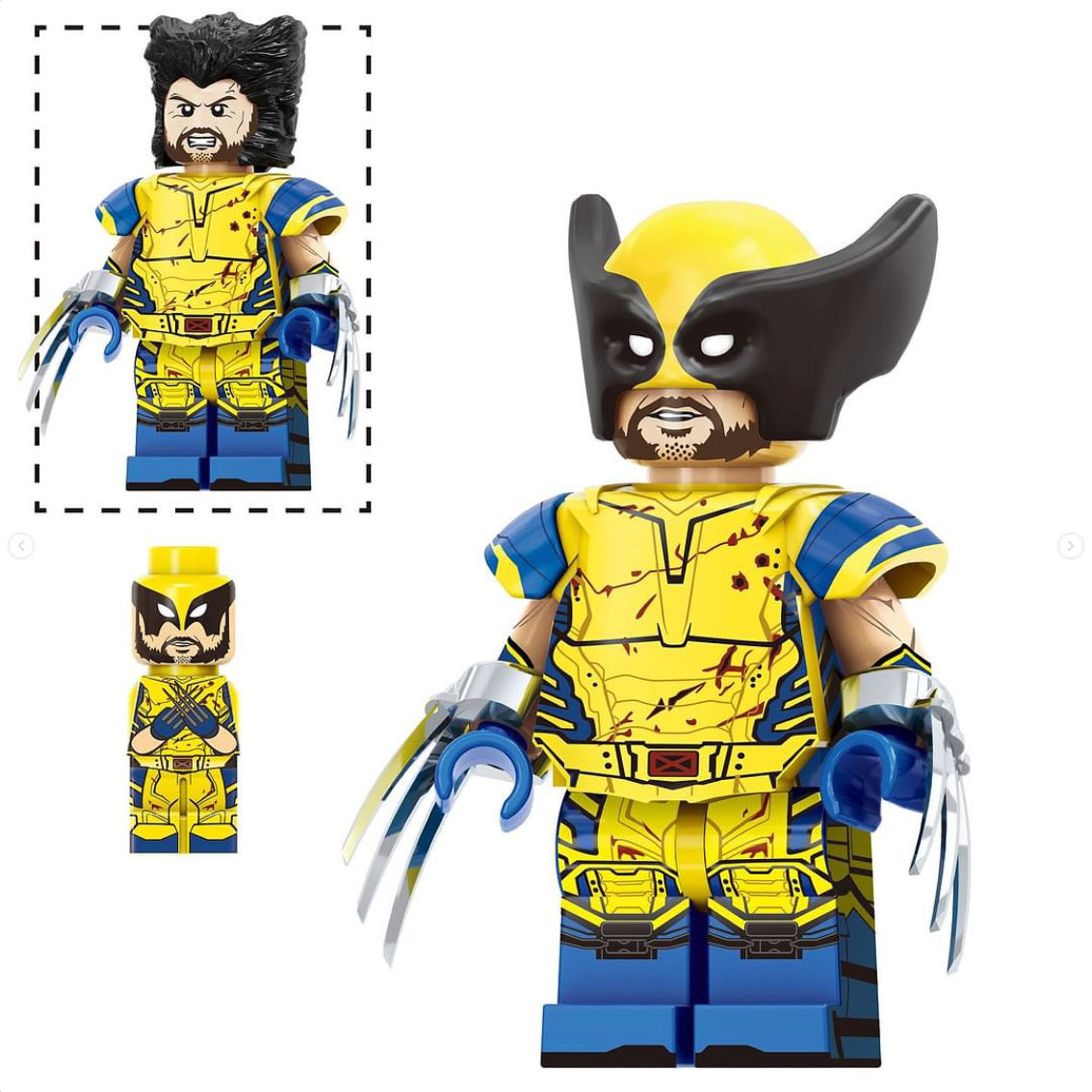 Wolverine Custom Marvel Superhero Minifigure