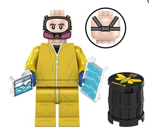 Jesse Pinkman Hazmat Suit Breaking Bad TV Series Minifigure