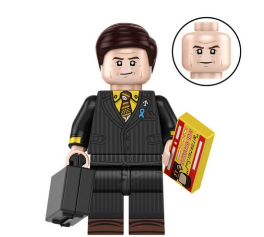 Saul Goodman Minifigur aus der TV-Serie „Breaking Bad“