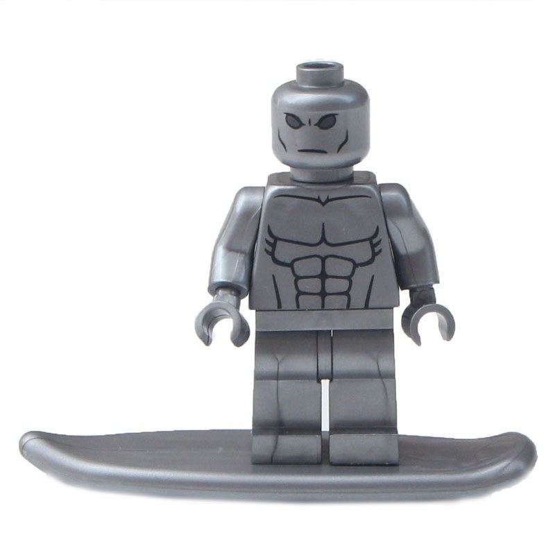 Silver Surfer Custom Marvel Superhero Minifigure