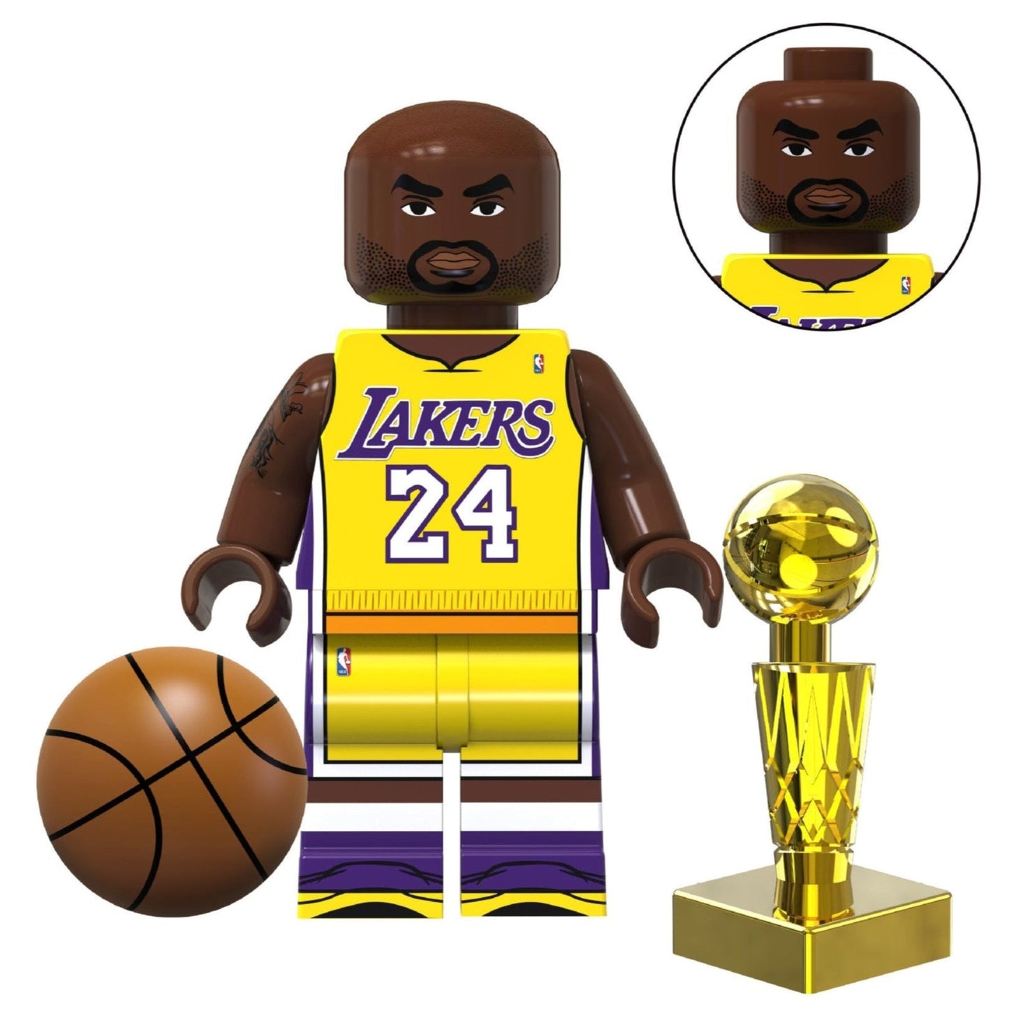 Kobe Bryant Custom Basketball Star Minifigure