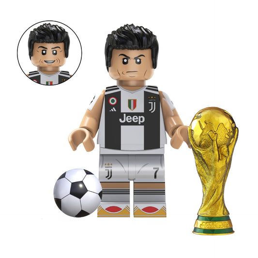 Cristiano Ronaldo (Juventus) Custom Football Player Minifigure