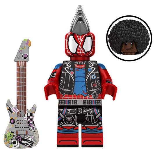 Spider-Punk (Across the Spider-Verse) Custom Marvel Superhero Minifigure.