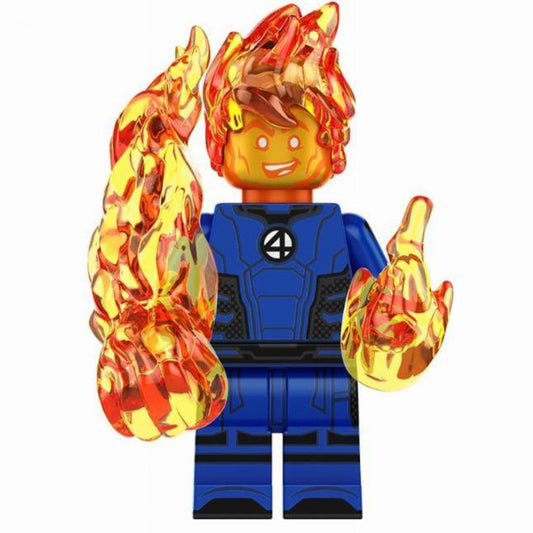 Figurine de super-héros Marvel personnalisée de la Torche humaine (MCU)