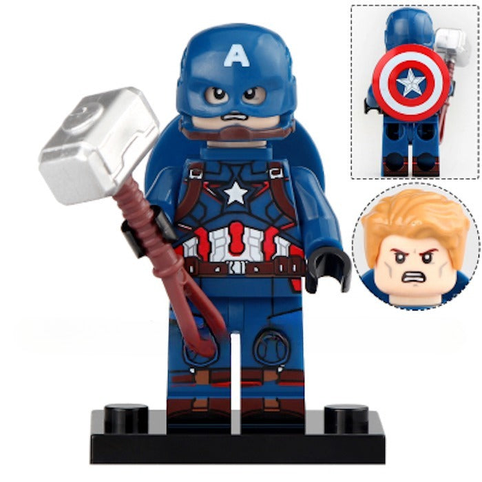 Captain America (Age of Ultron) Custom Marvel Superhero Minifigure