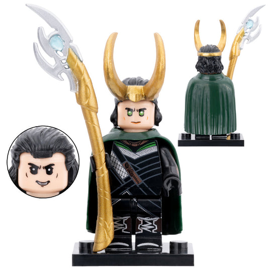 Loki Custom Marvel Superhero Minifigure