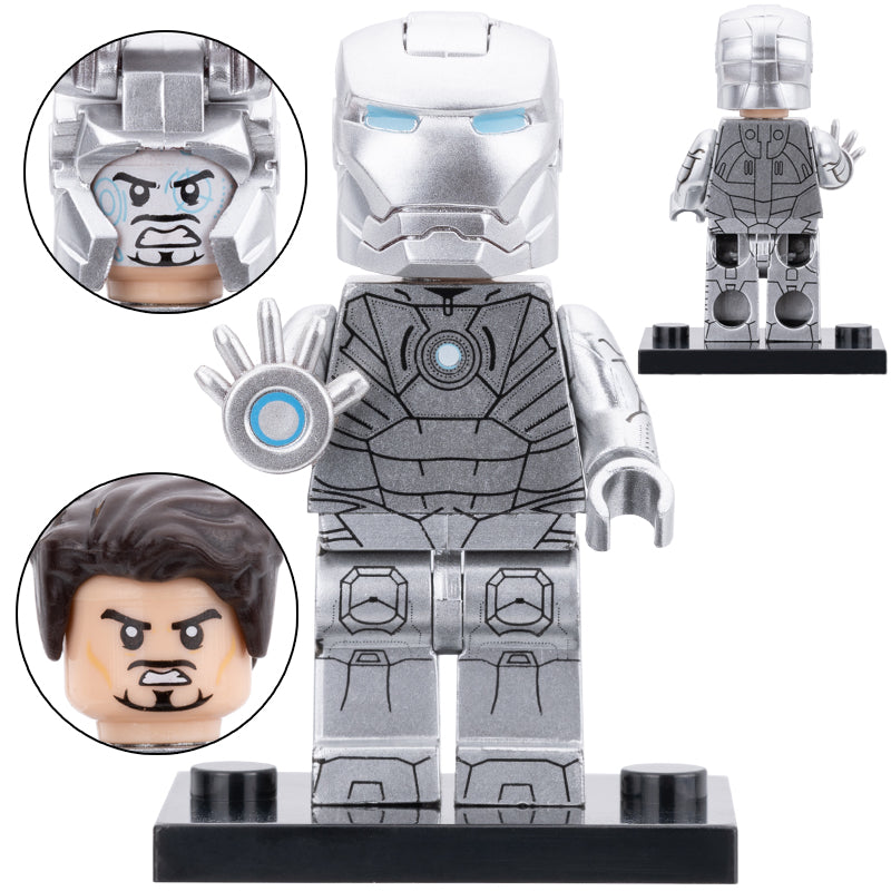 Iron Man Mark 2 Custom Marvel Superhero Minifigure