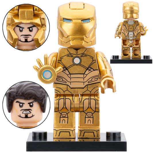 Iron Man Mark 21 (Midas) Custom Marvel Superhero Minifigure