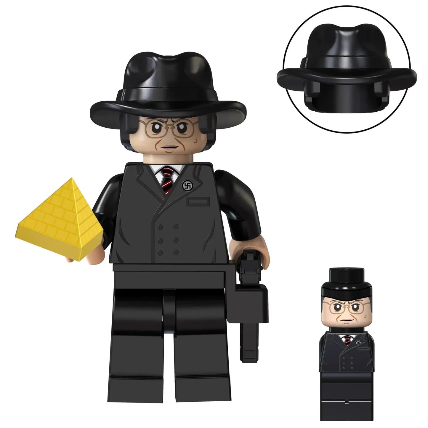 Arnold Ernst Toht (German Spy) Custom Indiana Jones Minifigure