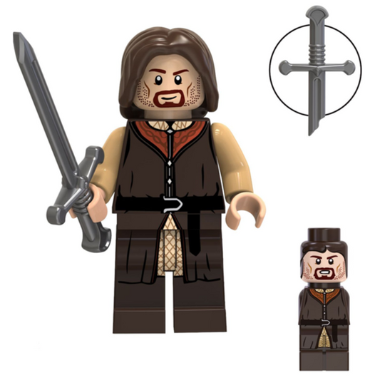 Aragorn Custom Lord of the Rings Minifigure