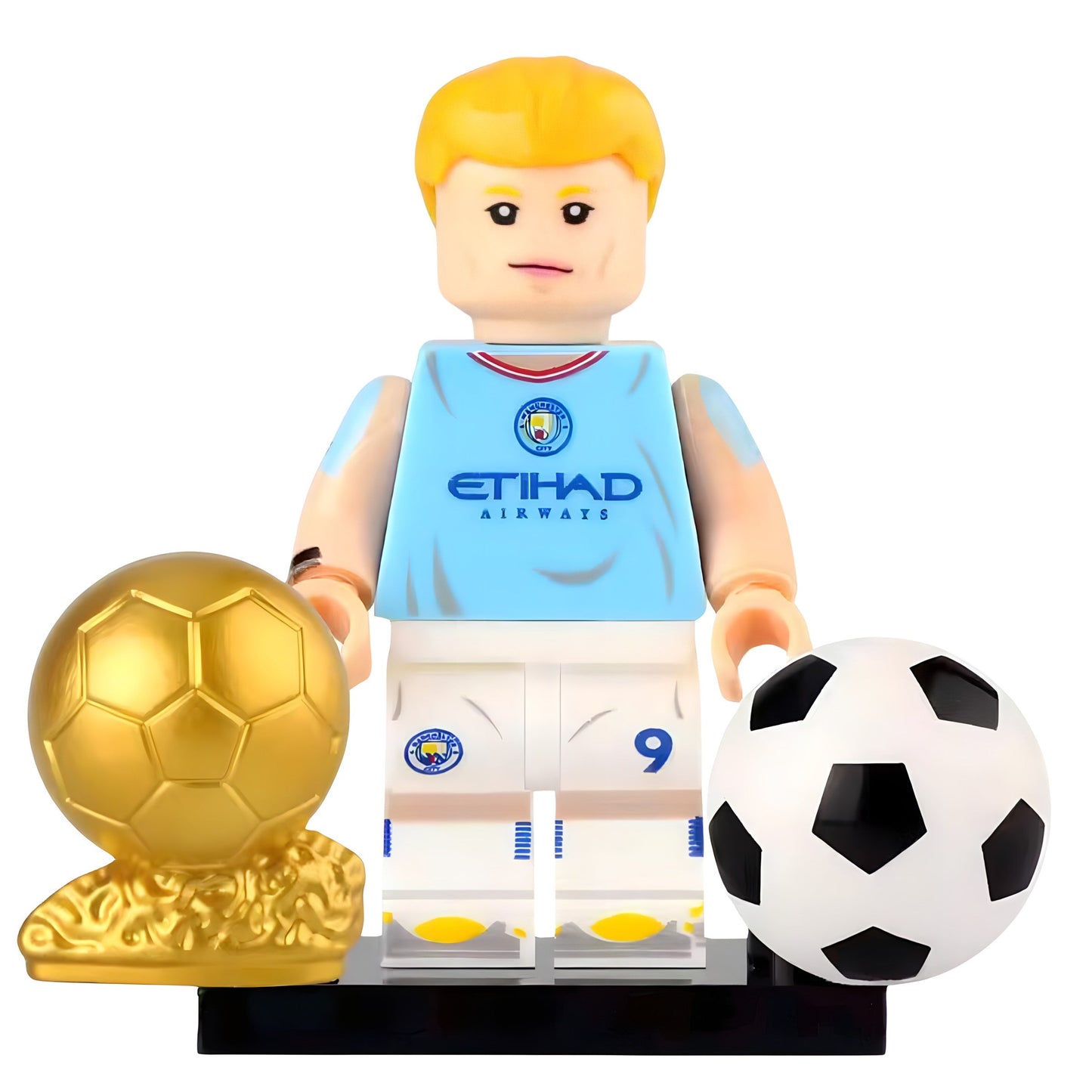 Erling Haaland Custom Football Player Minifigure