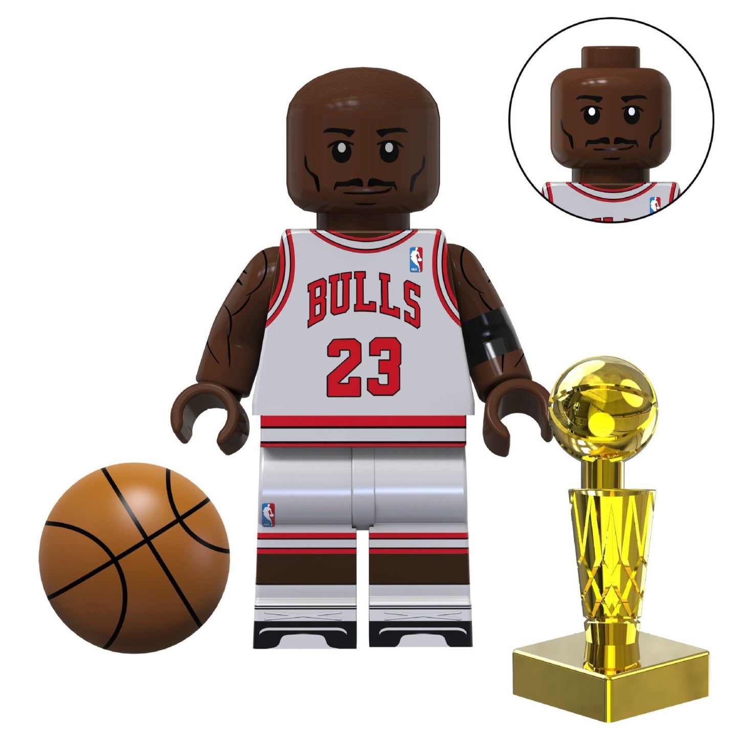 Michael Jordan Custom Basketball Legend Minifigure