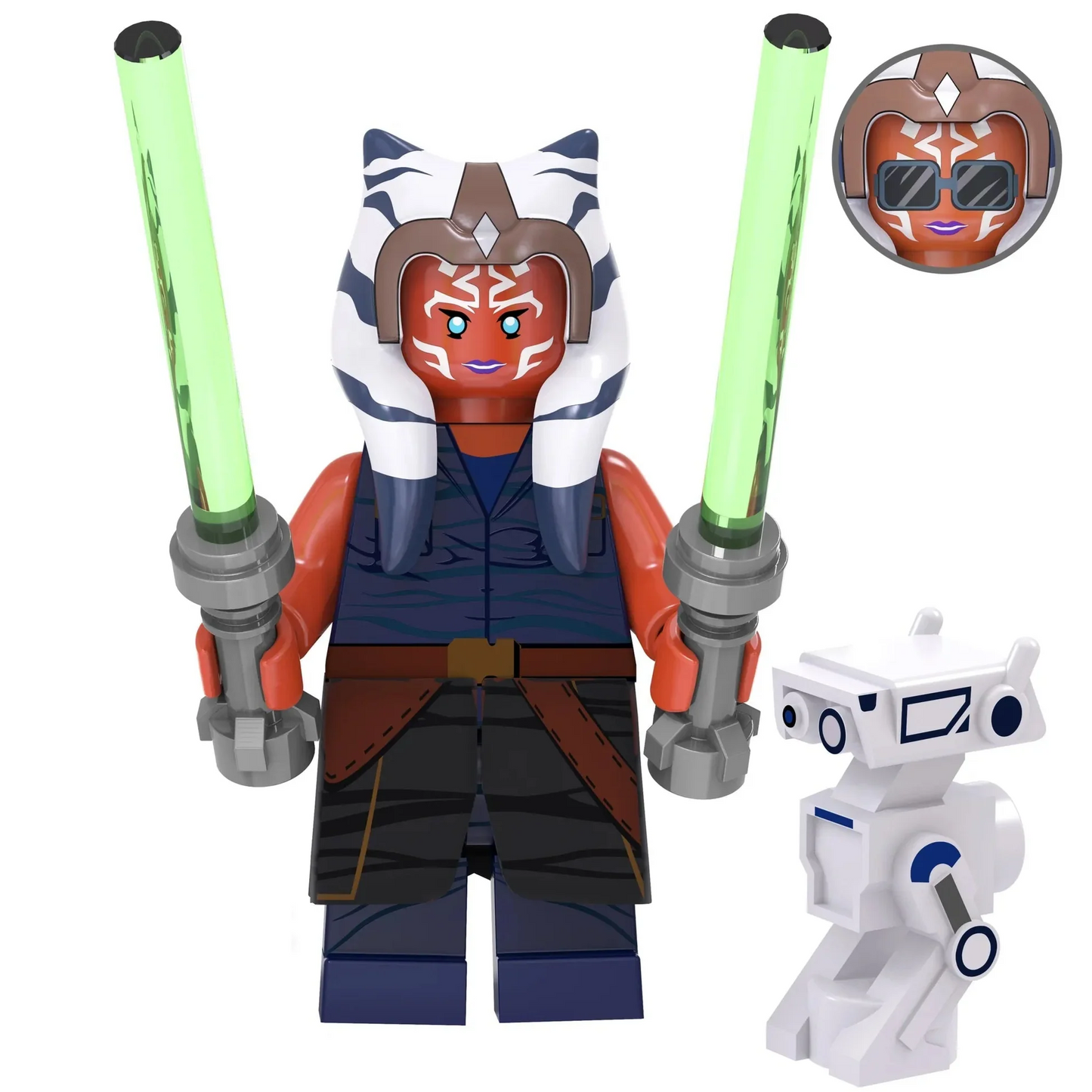 Ahsoka Tano (Mechanic) Custom Star Wars Minifigure