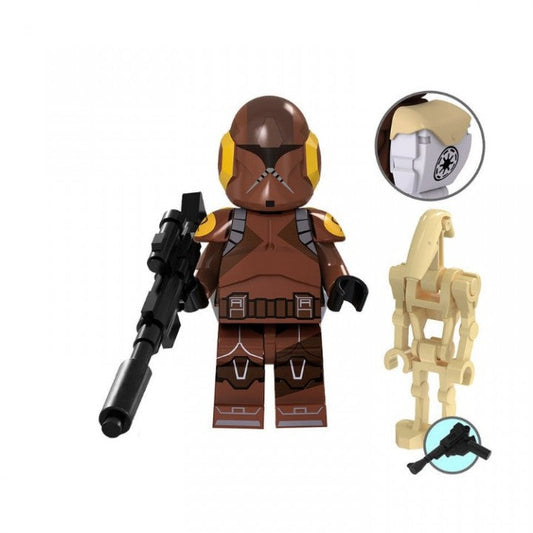 Special Operations Clone Trooper with B1 Battle Droid custom Star Wars Minifigure