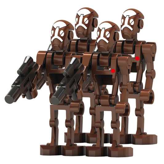 4 x Commando Droid Captain custom Star Wars Minifigure