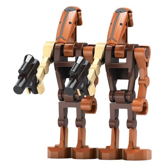 2 x R0-GR Battle Droid custom Star Wars Minifigure