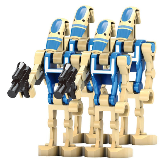 4 x Scout Battle Droid custom Star Wars Minifigure