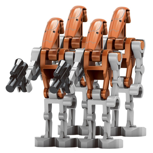 4 x Heavy Battle Droid custom Star Wars Minifigure