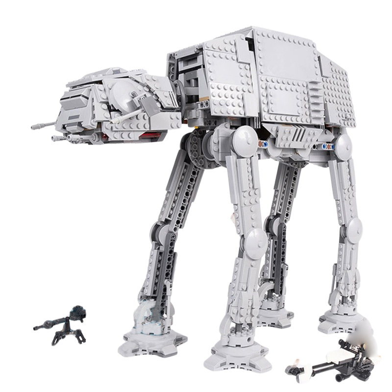 AT-AT Walker Building Blocks Set – 75288 Star Wars Model with Minifigures for Display & Gifts.