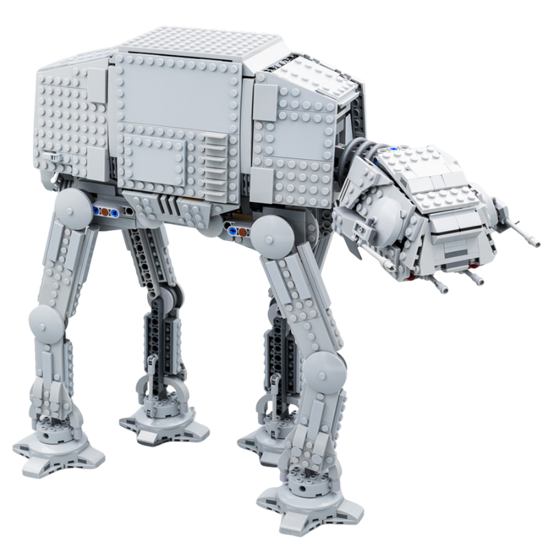 AT-AT Walker Building Blocks Set – 75288 Star Wars Model with Minifigures for Display & Gifts.