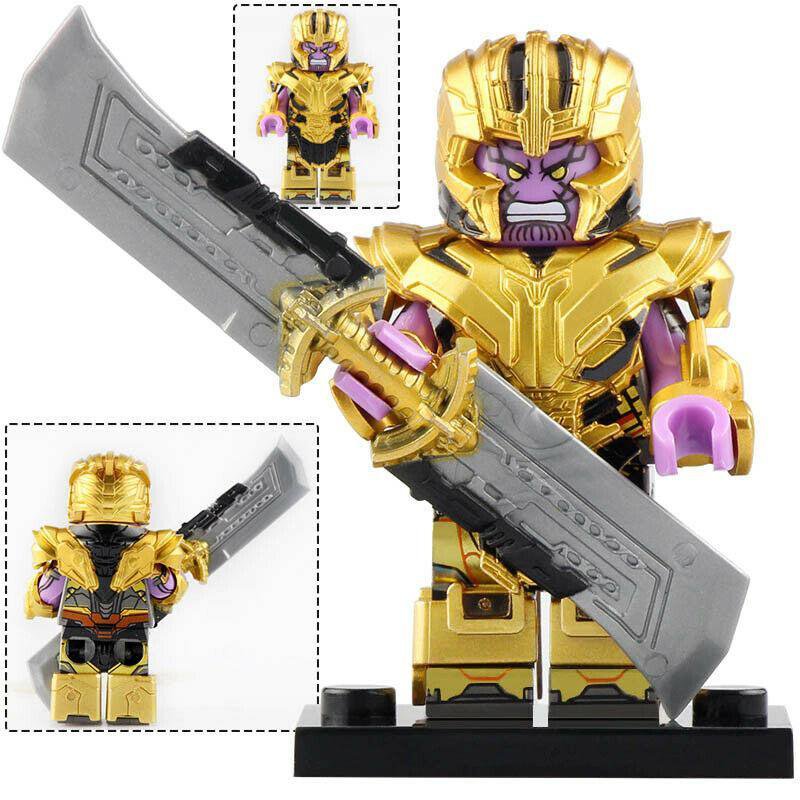 Thanos Double-Edged Sword Custom Marvel Superhero Minifigure