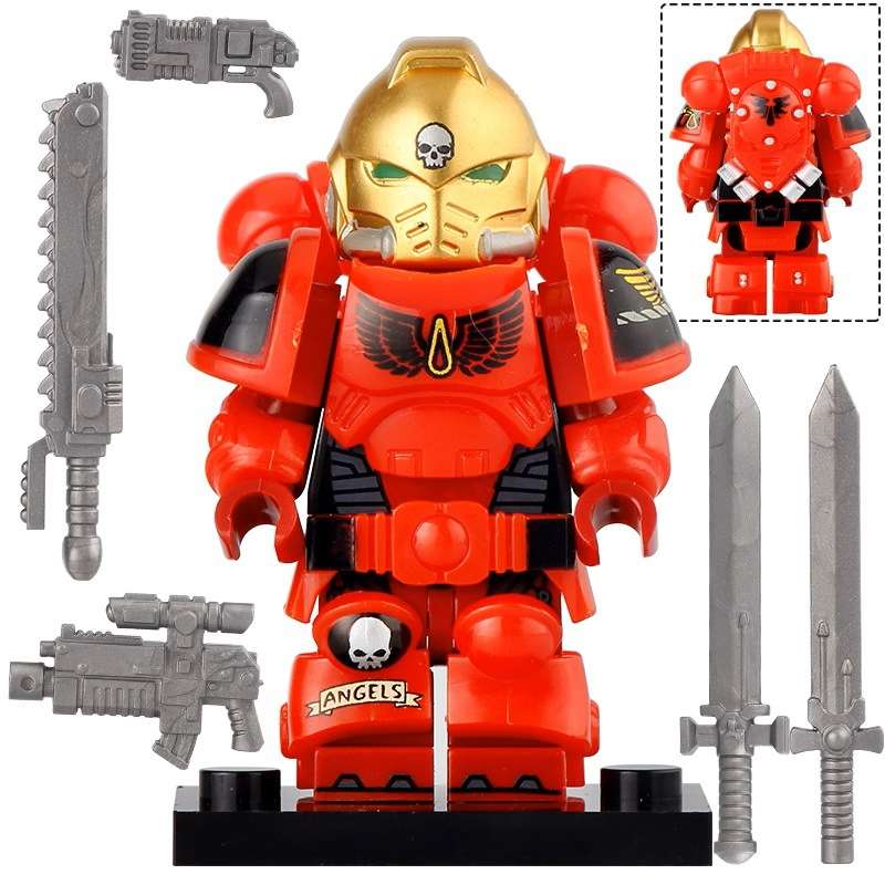 Blood Angels Captain Space Marine Warhammer 40K Minifigure