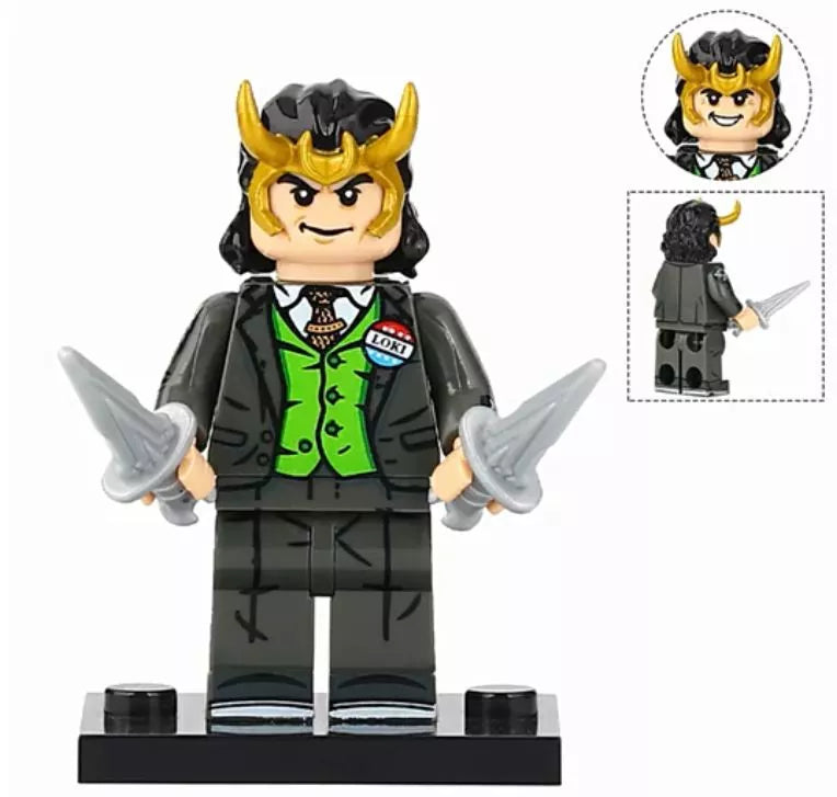 Figurine de super-héros Marvel personnalisée du président Loki