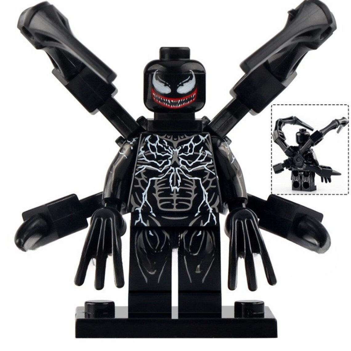 Venom Custom Marvel Superhero Minifigure