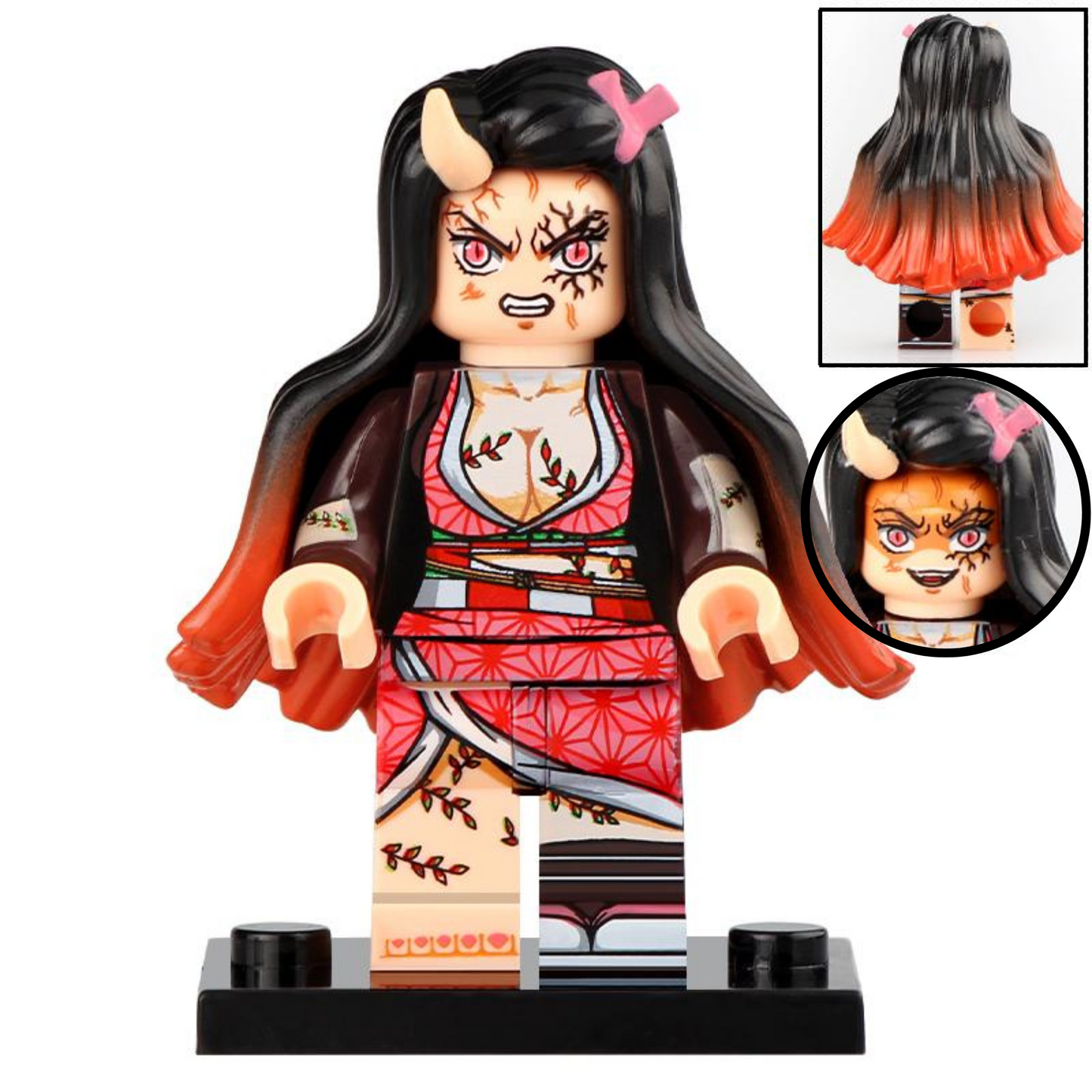 Nezuko Kamado From Demon Slayer Custom Anime Minifigure