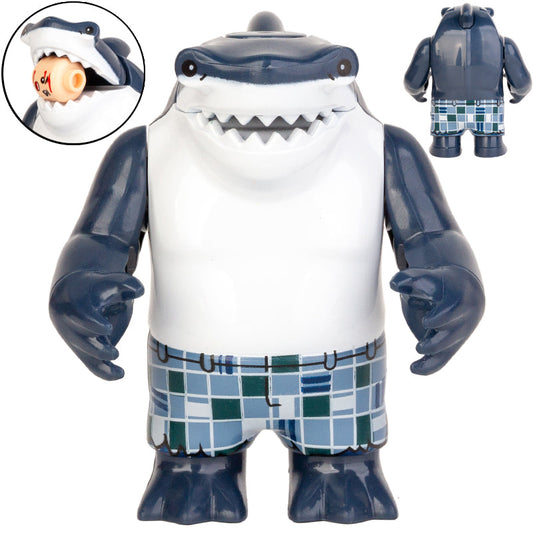 King Shark (Suicide Squad) Custom DC Superhero Minifigure