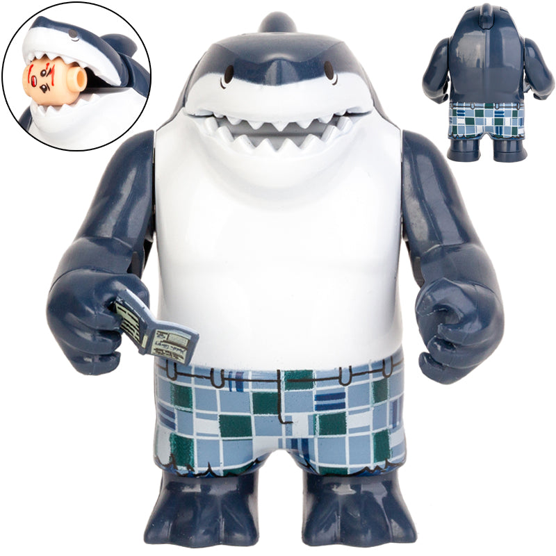 King Shark (Suicide Squad) Custom DC Superhero Minifigure