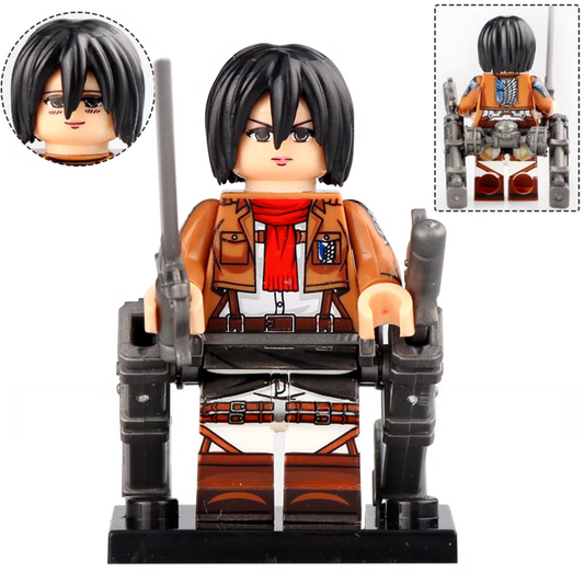 Mikasa Ackerman From Attack on Titan Custom Anime Minifigure