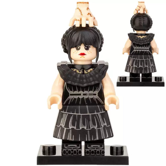 Wednesday Adams with Thing Custom Minifigure